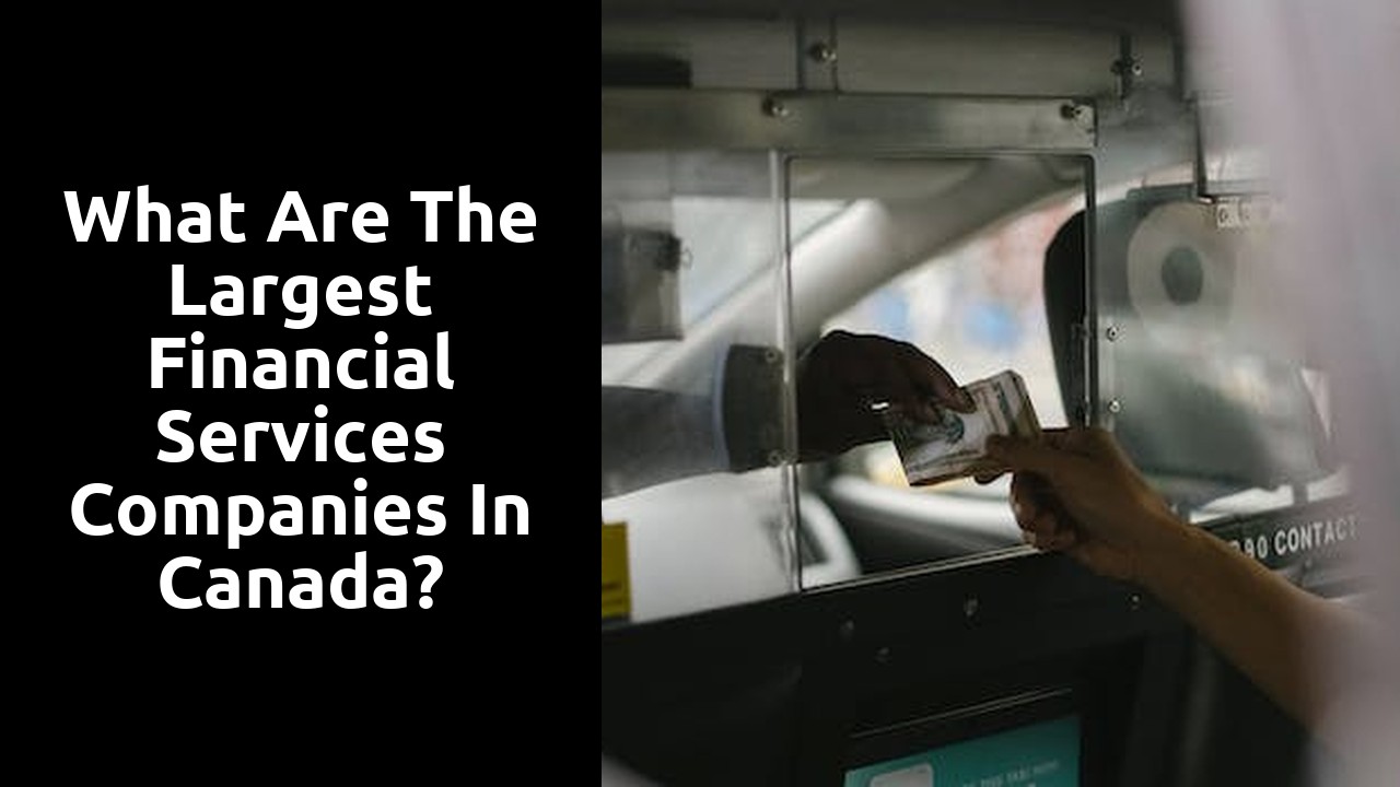 What are the largest financial services companies in Canada?